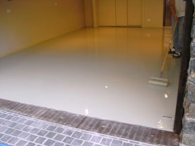 garage flooring installation