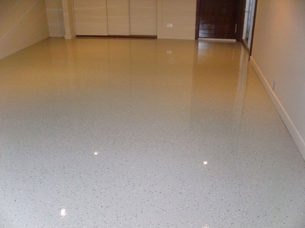 showroom epoxy flooring