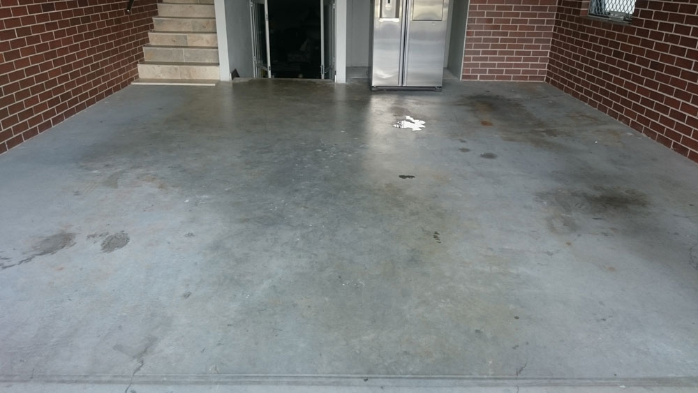 concrete garage floor