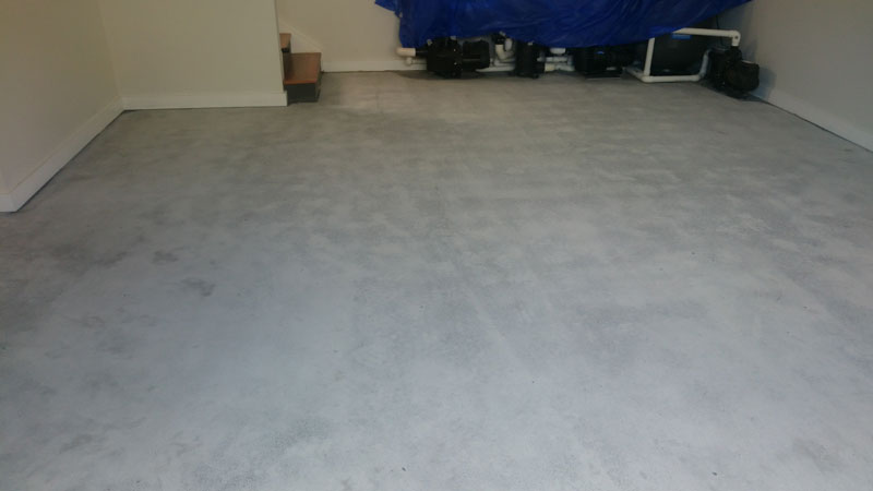 Oz Gar age Floor - Epoxy Flooring Before